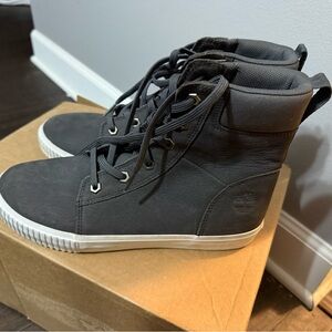 Timberland Gray High-Top Sneakers